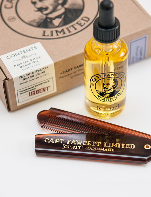 Captain Fawcett Beard Oil And Comb