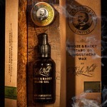 Captain Fawcett Ricki Hall Booze & Baccy Beard Oil & Moustache Wax Gift Set