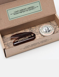 Captain Fawcett Expedition Strength Moustache Wax With Comb