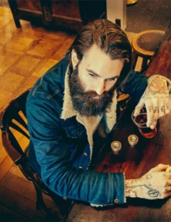 Captain Fawcett Ricki Hall Booze & Baccy Moustache Wax - Styling 2