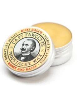 Captain Fawcett Ricki Hall Booze & Baccy Moustache Wax - Styling