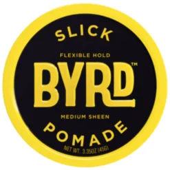 Byrd The Slick Pomade Flexible Hold Medium Shine Hair Styling Product - Big Byrd 3.35oz 99ml - Main Image White Background