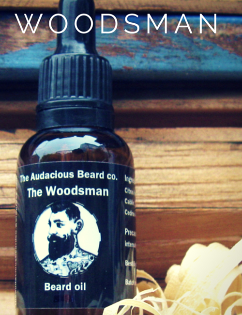 The Audacious Beard Co The Woodsman Beard Oil