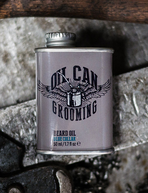 Oil Can Grooming Blue Collar Beard Oil Product