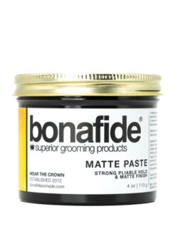 Bona Fide Matte Paste - Strong Hold Matte Finish Hair Styling Product - Main