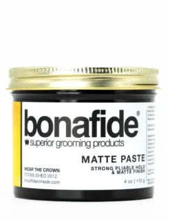 Bonafide Matte Paste Strong Pliable Hold and Matte Finish - Mens Hair Styling Product Main