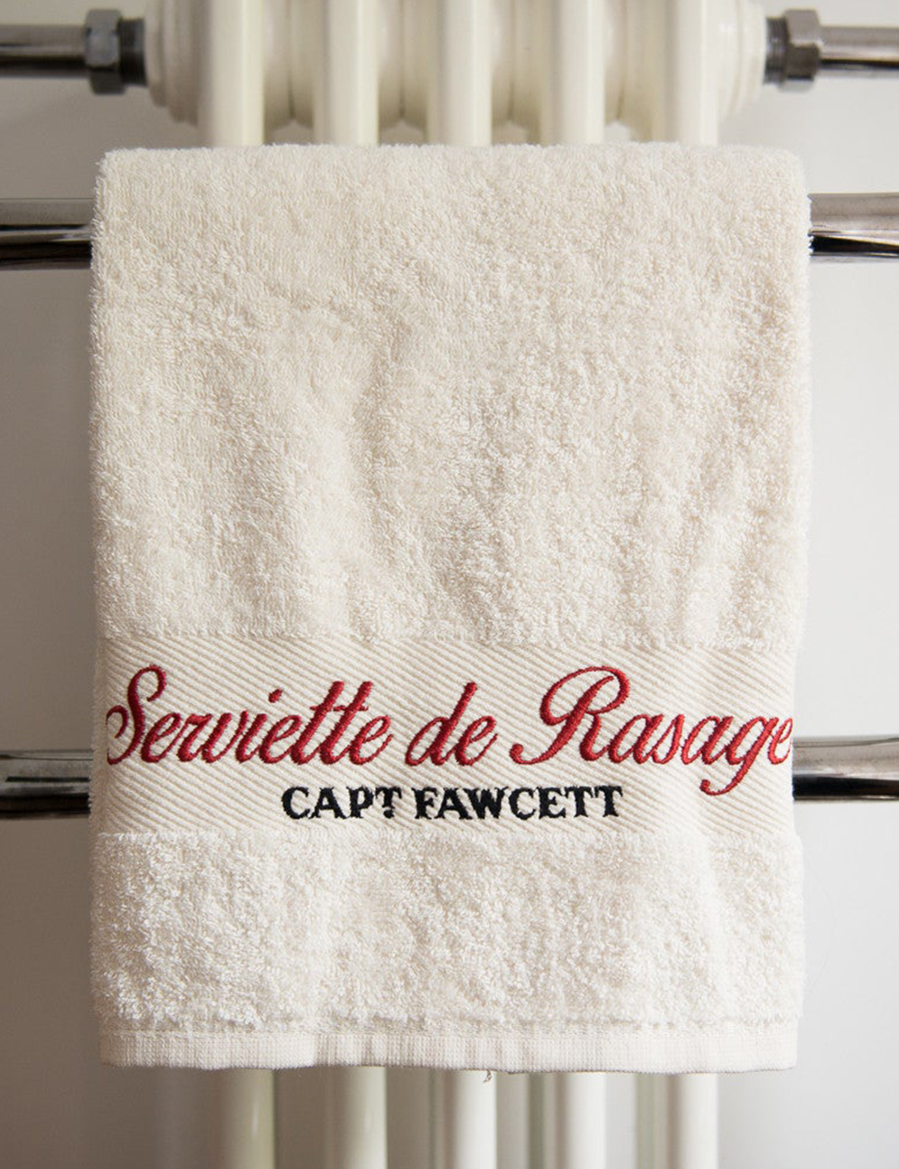 Captain Fawcett Luxurious Shave Towel 1