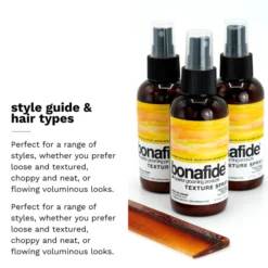 Bonafide Texture Spray 4oz Bottle - Hair Styling Product - Style Guide