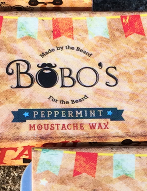 Bobos Beard Company Peppermint Moustache Wax 15ml