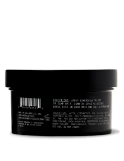 Imperial Barber Black Top Pomade 6oz - Water Based Pomade - Mens Hair Styling Product - Back