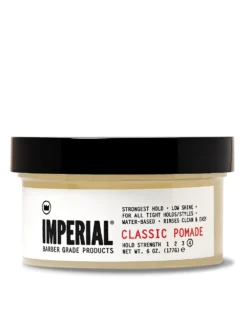 Imperial Barber Classic Pomade 6oz - Water Based Pomade - Mens Hair Styling Product