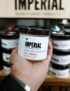 Imperial Barber Gel Pomade 12oz - Water Based Pomade - Mens Hair Styling Product - Image