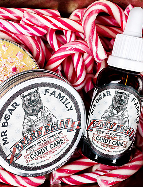 Mr Bear Family Candy Cane Special Edition