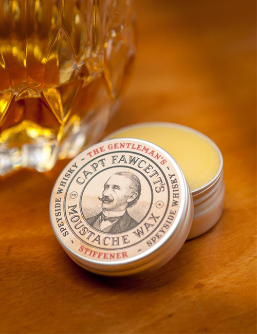 Captain Fawcett's Gentleman's Stiffener Malt Whisky Moustache Wax