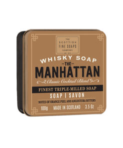 The Scottish Fine Soaps Whisky Manhattan Soap In A Tin 100g