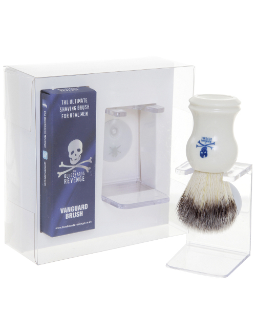 The Bluebeards Revenge Vanguard Shaving Brush and Drip Stand 1