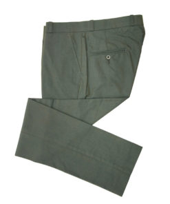 Relco Mens Green Two Tone Tonic Trousers