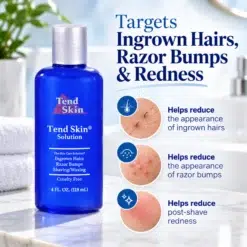 Tend Skin Solution 118ml - Suitable for ingrown hairs - razor bumps - Product Information 1