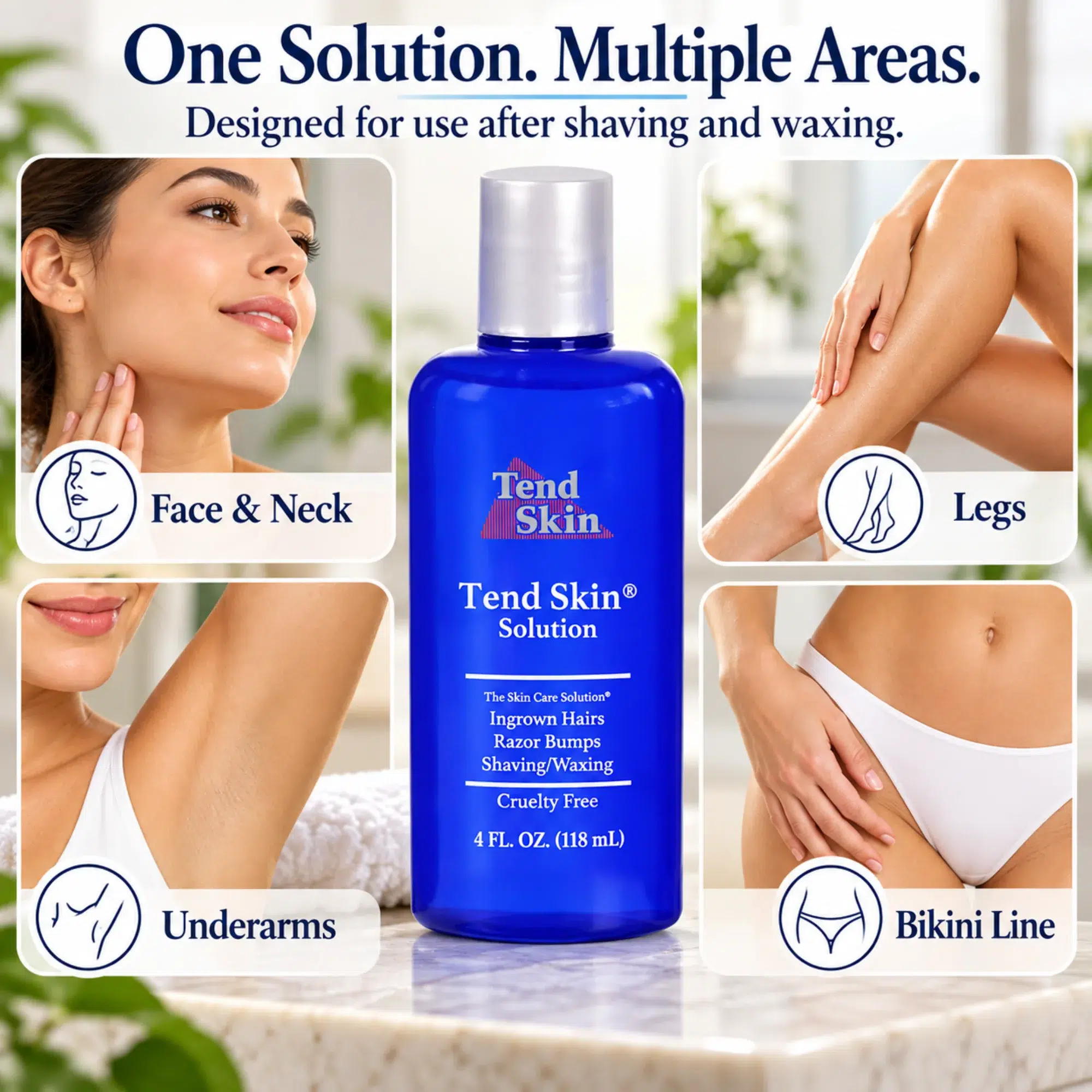 Tend Skin Solution 118ml - Suitable for ingrown hairs - razor bumps - Product Information 3