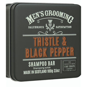 Scottish Fine Soaps Thistle & Black Pepper Shampoo Bar