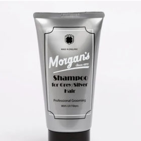 Morgans Pomade Shampoo for Grey Silver Hair 150ml Tube