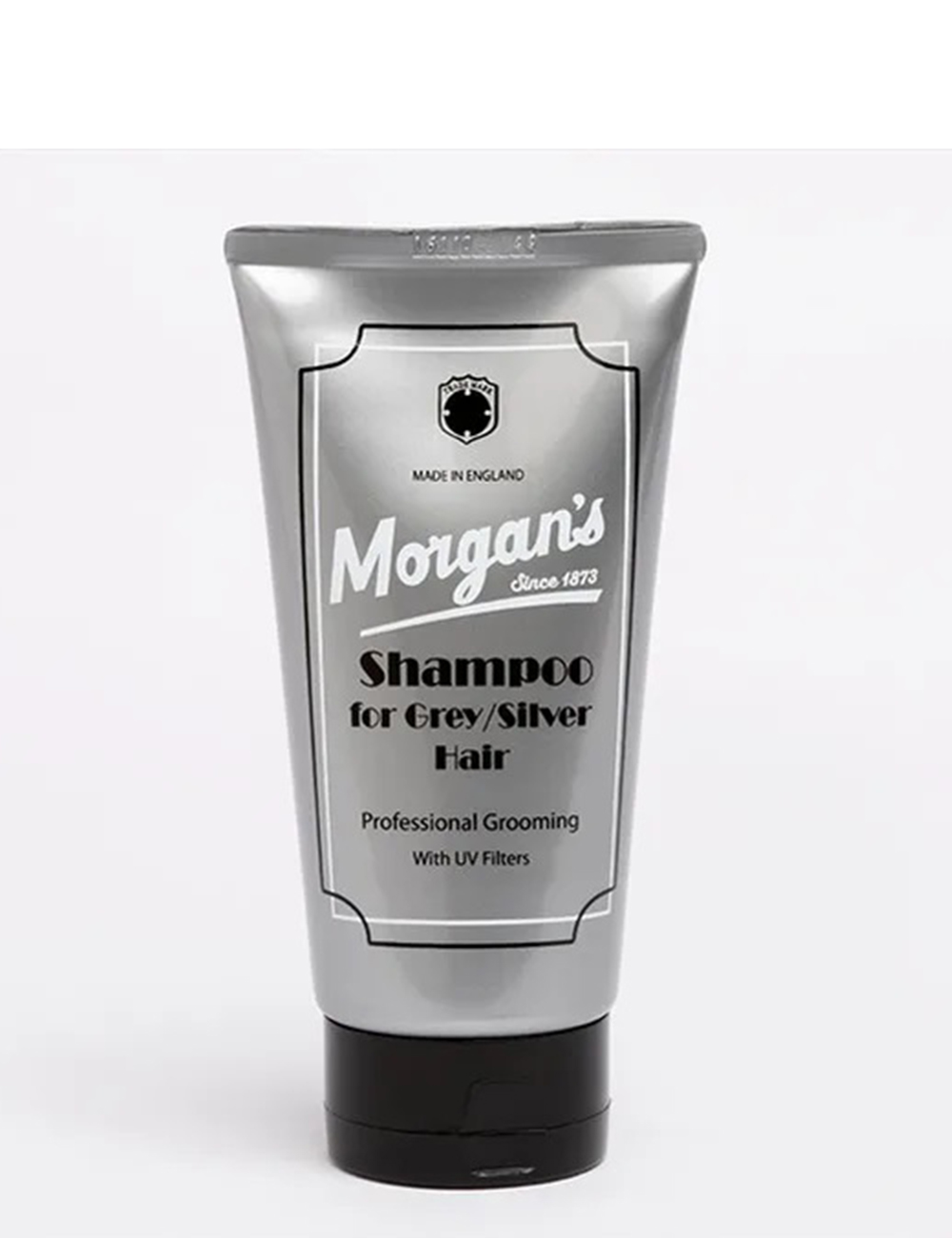 Morgans Pomade Shampoo for Grey Silver Hair 150ml Tube