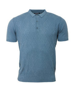 Relco Knitted Polo Blue VS-4