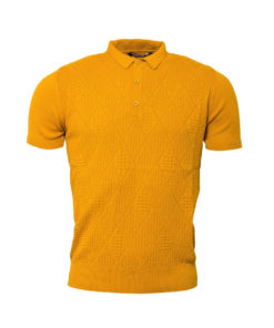 Relco Knitted Polo Mustard VS-4