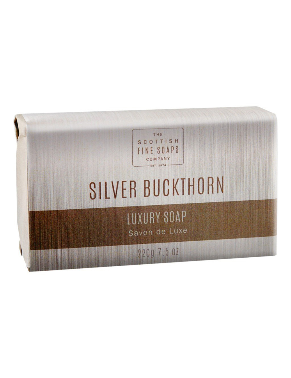 The Scottish Fine Soaps Company Silver Buckthorn Luxury Soap Bar 220g