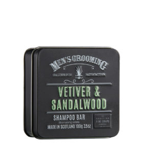 Scottish Fine Soaps Vetiver & Sandalwood Shampoo Bar Tin