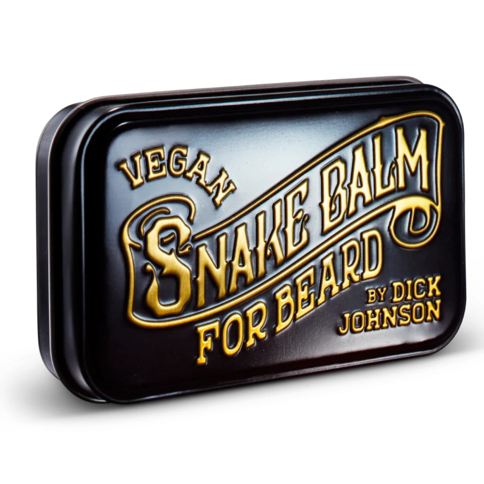 Dick Johnson Beard Balm Snake Balm 55ml - Whiskey Vanilla Scent - Mens Beard Care - Front Angle Product Shot