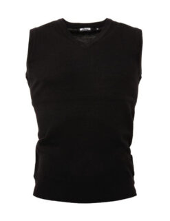 Relco Black Knitted Tank Top Small