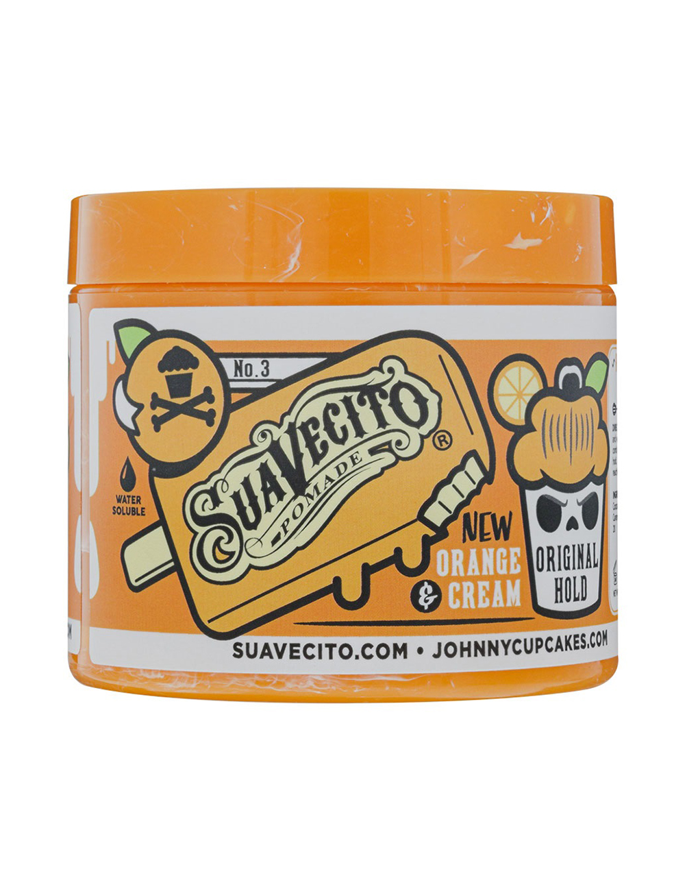 Suavecito X Johnny Cupcakes Orange & Cream Original Pomade