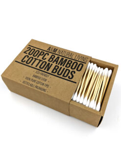 A&M Natural Living 200pc Bamboo Cotton Buds