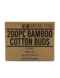 A&M Natural Living 200pc Bamboo Cotton Buds