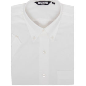 Relco White Long Sleeve Oxford Shirt