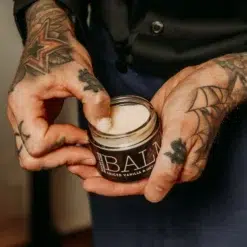18.21 Man Made Beard Balm Spiced Vanilla Scent 2oz - Soft Hold Low Shine Beard Styling Balm - Beard Care For Men - Showing The Product
