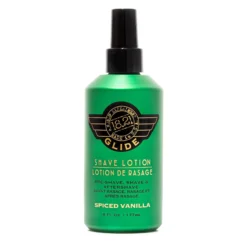 18.21 Man Made Spiced Vanilla Shave Lotion 6oz - Clear Shaving Gel Before and After Shave Lotion - White Background