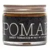 18.21 Man Made Sweet Tobacco Pomade - Medium Hold High Shine Men's Hair Styling Pomade - On White Background