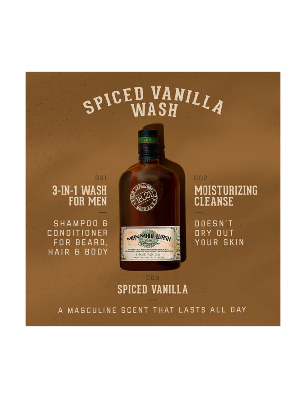 18.21 Man Made Spiced Vanilla Man Made Wash 532ml