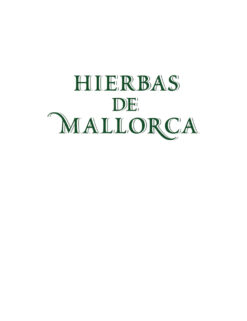 Hierbas De Mallorca