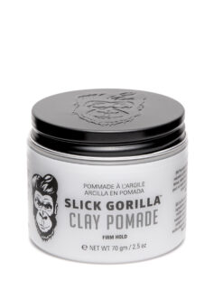 Slick Gorilla Clay Pomade Firm Hold Hair Styling Product 70g 2.5oz Top Down
