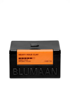 Blumaan Heavy Hold Clay Hair Styling Product - Heavy Hold Natural Finish - Whitebg