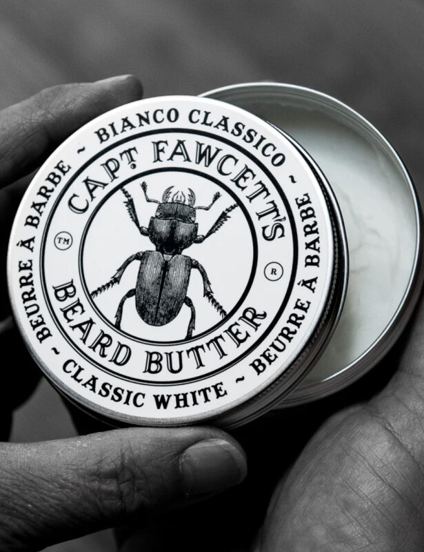 Captain Fawcett Bianco Classico Beard Butter 150ml Holding