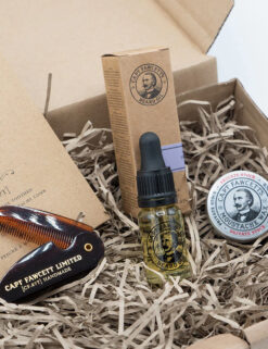 Captain Fawcett Beard & Tasche Gift Set Open Box 1