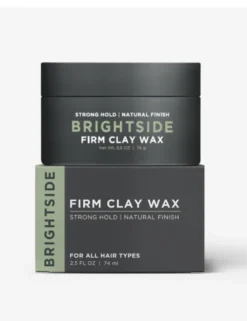 Brightside Firm Clay Wax -Strong Hold Natural Finish - Mens Hair Styling Product - Main