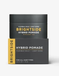 Brightside Hybrid Pomade - Flexible Hold Light Shine - Mens Hair Styling Product - Main