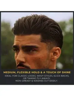 Brightside Hybrid Pomade - Flexible Hold Light Shine - Mens Hair Styling Product - Photo Shot