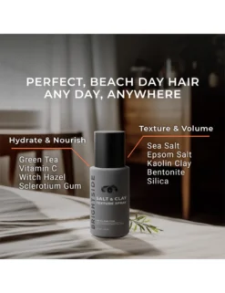 Brightside Salt & Clay Surf Spray - Light Hold Beach Day Finish - All Hair Types - More Details