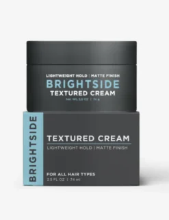 Brightside Texture Cream -Lightweight Hold Matte Finish - Mens Hair Styling Product - Main